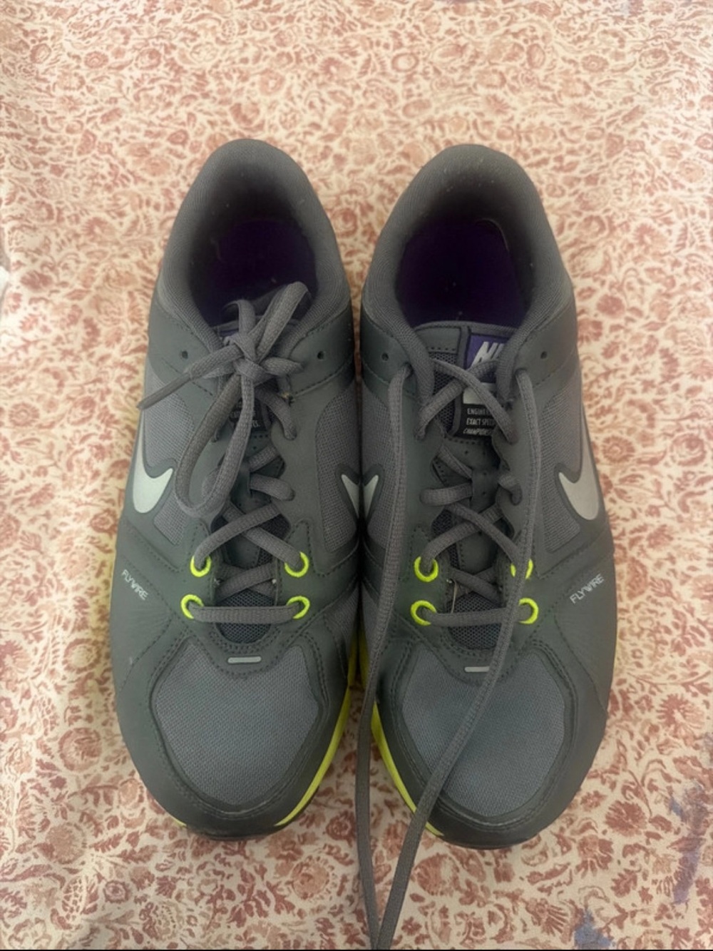Nike Running Shoes with Lime Accents